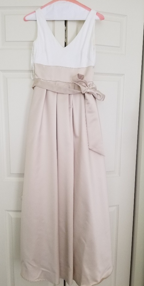 Aidan Mattox A-Line Satin Gown